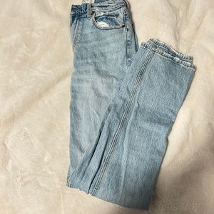 Abercrombie high rise 90’s straight (25 Long)